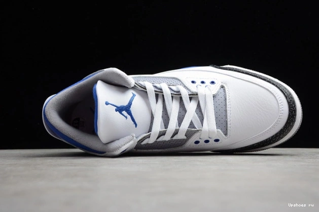 3 AIR BLUE JORDAN RETRO CT8532-145 WHITE 0118